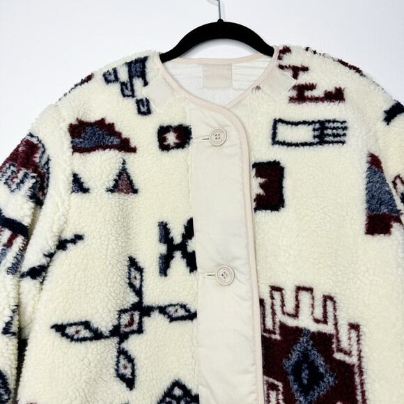 Fleece Cream and Red Patterned Jacket
Isabel Marant Inspired - Picture 5 of 13